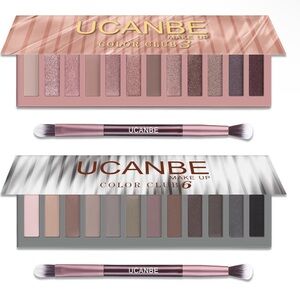 🆕 UCANBE 2 PCS Eyeshadow Makeup Palette Kit